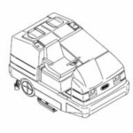 Manual Tennant 7400 Diesel Rider Scrubber